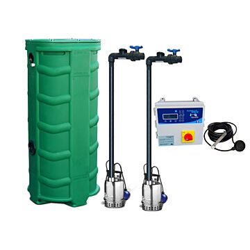 sanidrain-500V-DP | Station de Relevage 500L BiPompe Sanidrain