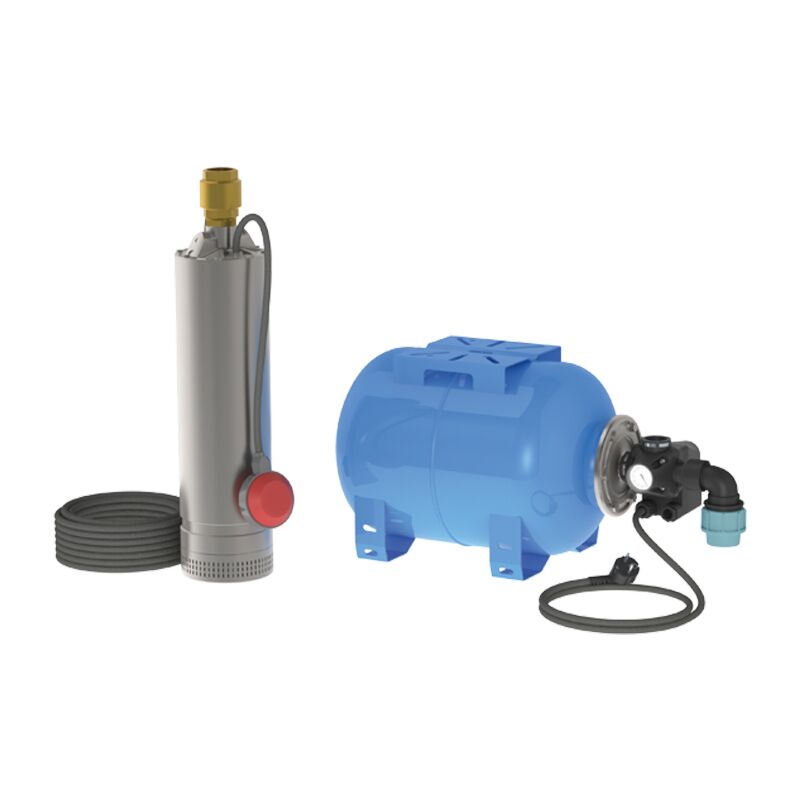 Kit de pompe à eau pour citernes aériennes à eau
