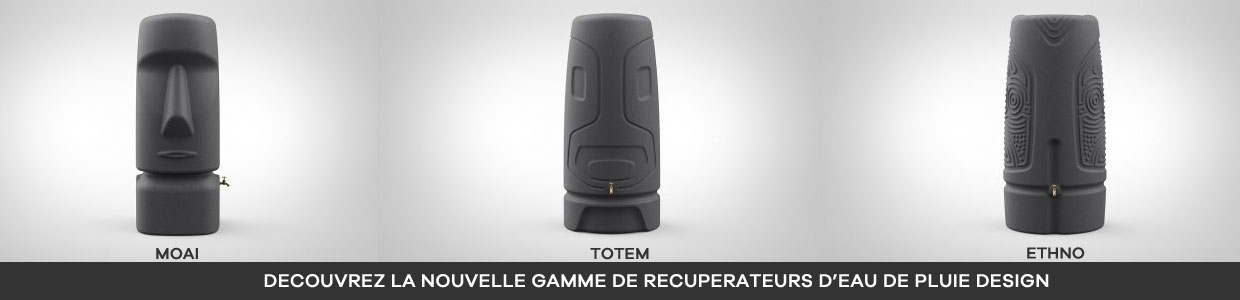 gamme recuperateur eau de pluie Moai